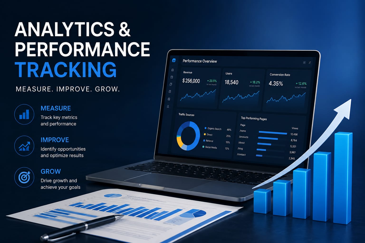 Analytics and Performance Tracking: Measure, Improve and Grow